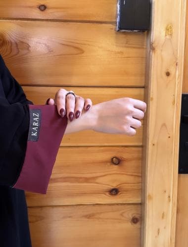 عباية كرز عنابي main view